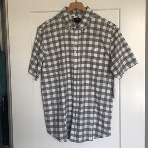 Obey Short Sleeve Flannel, XL